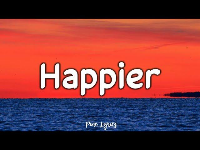 Olivia Rodrigo - Happier Lyrics