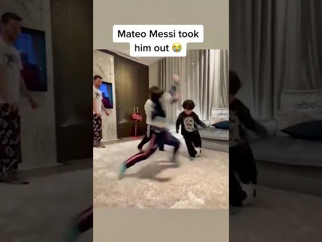 Messi's son is learning from Sergio Ramos  | #shorts