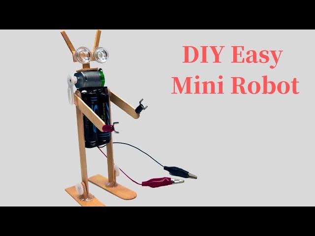 How to Make Walking Mini Robot | Easy Science Projects