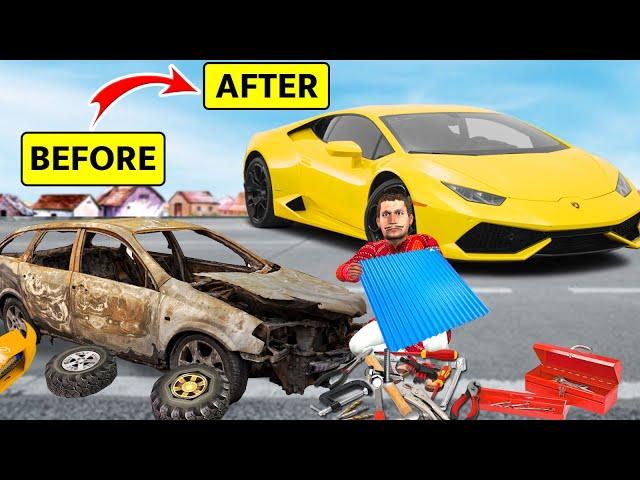 Old Car Restoration Transformed Lamborgini New Car Hindi Moral Stories Hindi Kahani New Comedy Video