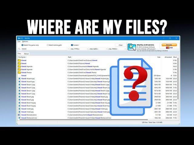 Instantly Find File and Folders with the Free WizFile Search Tool