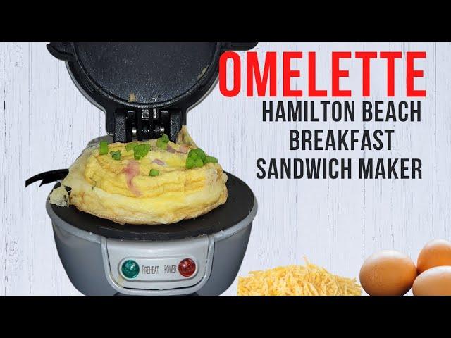 Perfect Omelette Hamilton Beach Breakfast Sandwich Maker #egg #easy #breakfast