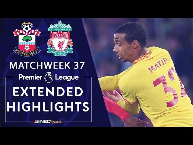 Southampton v. Liverpool | PREMIER LEAGUE HIGHLIGHTS | 5/17/2022 | NBC Sports