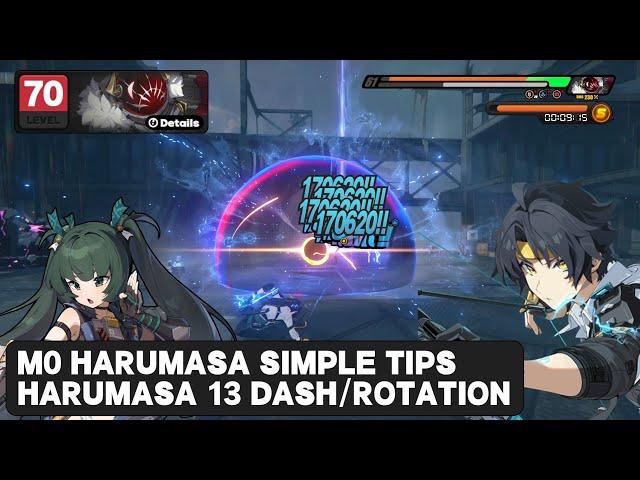 13 DASH COMBO HARUMASA GUIDE (AUTO CHAIN TIPS) | HARUMASA, QINGYI, NICOLE