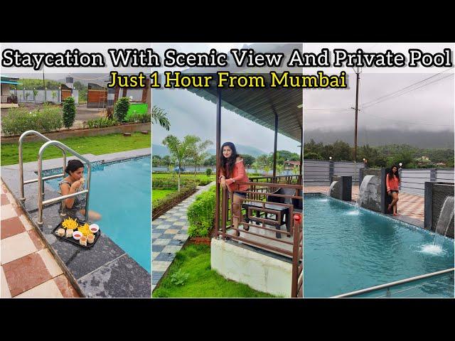 S S Resort Panvel || Most Budget Friendly Staycation Near Mumbai With Private Pool & Mountain View