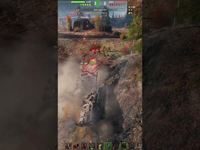 6K Damage in 2 minutes with AMX 50 FOCH B - World Of Tanks - Tier 10 #shorts #worldoftanks #wot