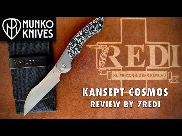 Kansept Knives Cosmos by Munko Knives Review - Super Unique Wharncliffe!