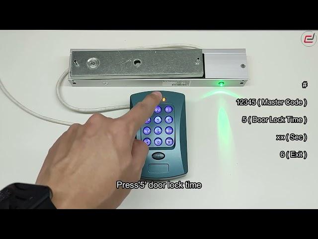 V2000 Change Door Lock Time