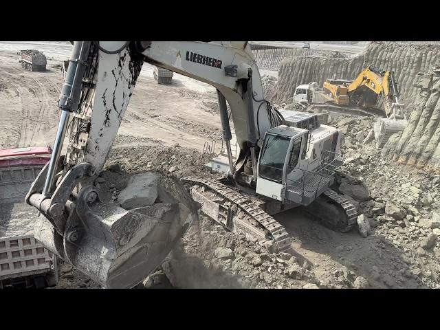 Massive Mining Excavators in Action: Liebherr 984 & CAT 385C - Sotiriadis/Labrianidis Mining 4k