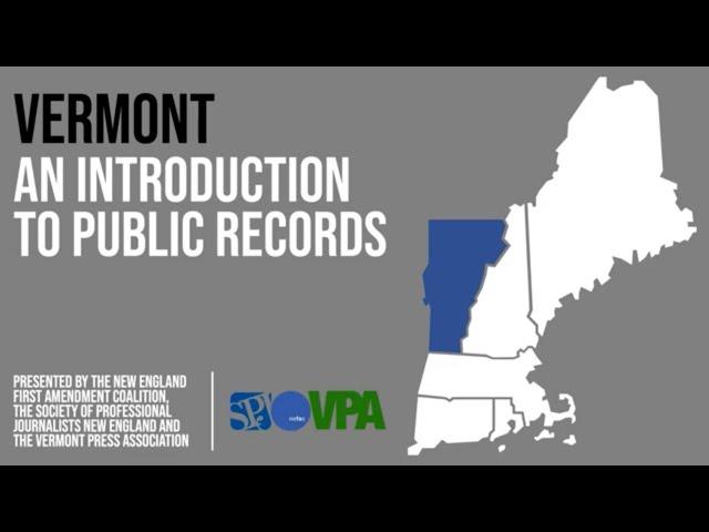 Vermont: Introduction to Public Records