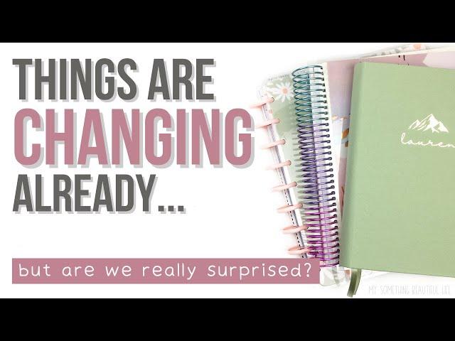 UPDATE TO MY 2024 PLANNER LINEUP | Erin Condren | Happy Planner | MäksēLife | Your Bujo