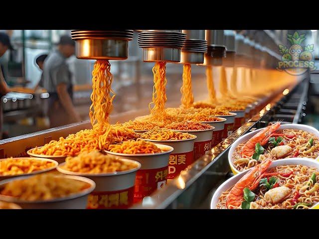 Inside the Instant Noodles Factory | Noodles Factory Process