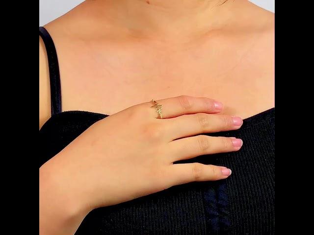 Pulse Gold Catena Ring at Claurete.com