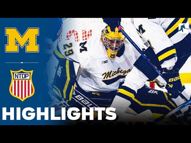 Michigan vs USA U18 | NCAA College Hockey | Highlights - October 25, 2024