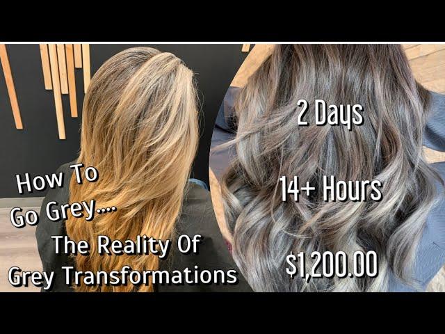 Going Grey | The REALITY Of GREY Transformations | Full Application & Formulations