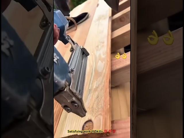 Satisfying work II Jointing wooden board together process