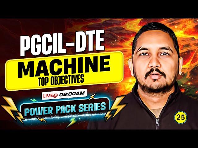 PGCIL DTE | Electrical | Machine Objectives | Raman sir