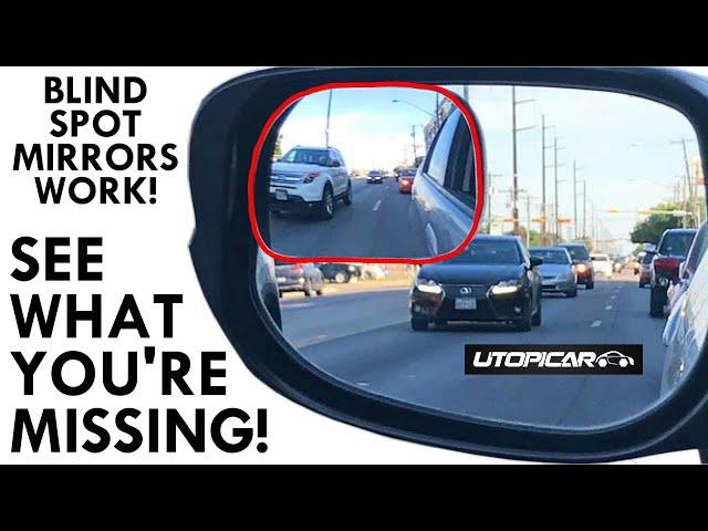 How To Be A Safer Driver By Using Blind Spot Mirrors From Utopicar - Use The Best To See The Best!