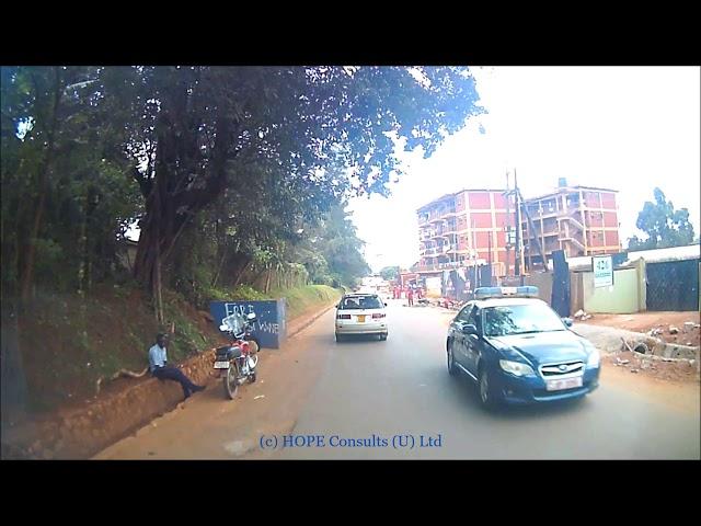 Kamwokya to Mulago drive via Mawanda road