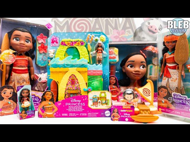 Disney Moana toy unboxing ASMR | Moana singing doll | Moana styling head | no talking review