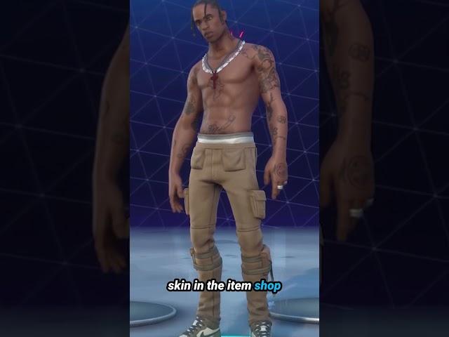 Official TRAVIS SCOTT UPDATE TOMORROW?! in Fortnite #shorts