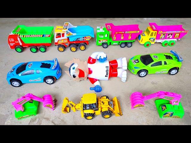 gadi Wala cartoon video | toy helicopter ka video truck jcb tractor