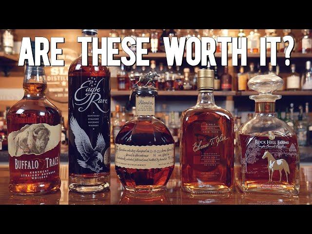 Are RARE Buffalo Trace BOURBONS Worth It? Blantons, Elmer T Lee, Eagle Rare & RockHill Farms