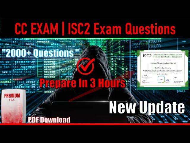 CC Exam | ISC² 2000+ Exam Practice Questions | Latest Update | CC IC2 Certification Course 2024