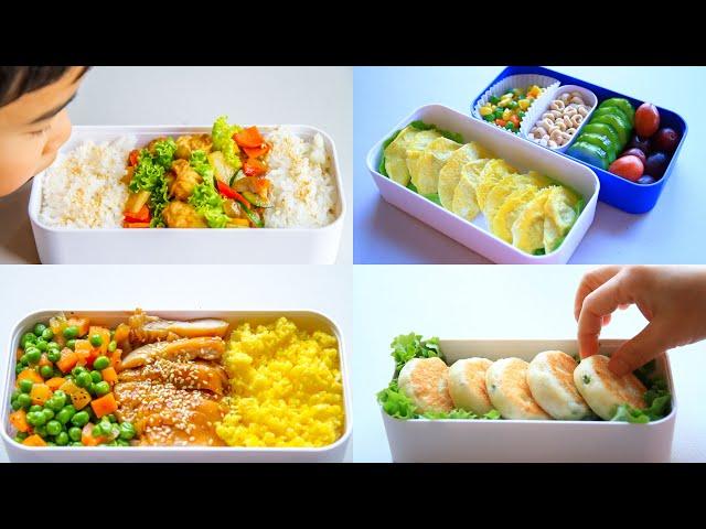 5 BENTO LUNCH BOXES IDEAS l Bento boxes for work or back to school l Asian Lunch