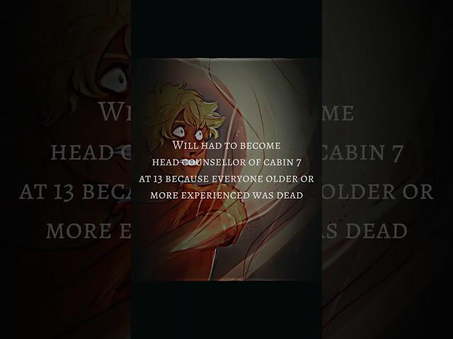 Will has trauma. #pjo #willsolace #willsolacetrauma #sad #capcut #edit