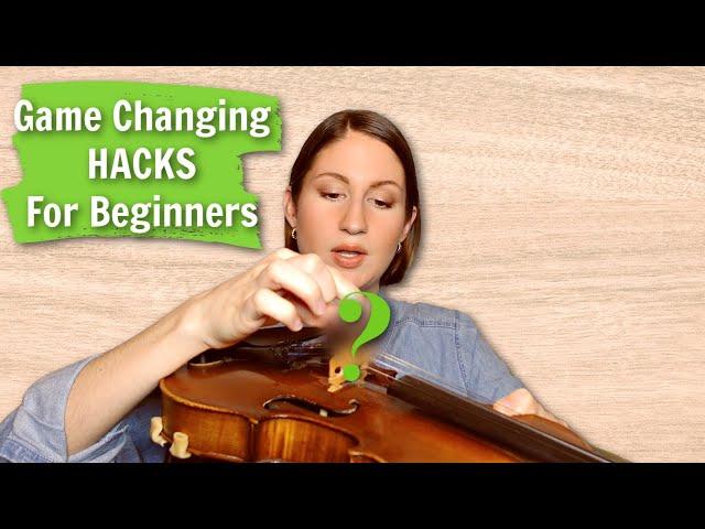 5 GAME CHANGING Violin Hacks For Beginners