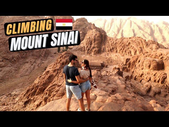 Mount SINAI SUMMIT Climb (Dahab, EGYPT) - South Sinai EGYPT | Egypt Travel Vlog, Breathtaking SUNSET