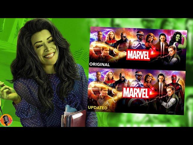 SHE-HULK REMOVED from Marvel Studios Updated Banner #shehulk #marvelstudios #deadpool