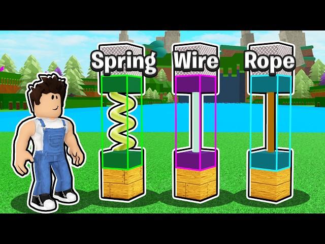 How to use SPRING, WIRES & ROPES?! Roblox Build a Boat