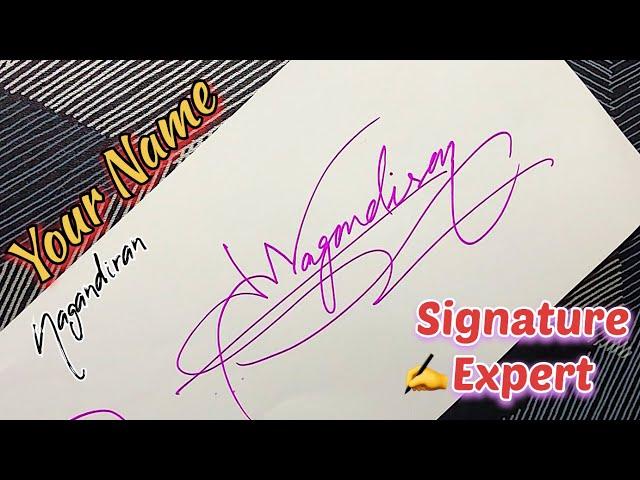 How to Design Your Own Amazing Signature | How to Create Your Own Signature | Signature Start with A