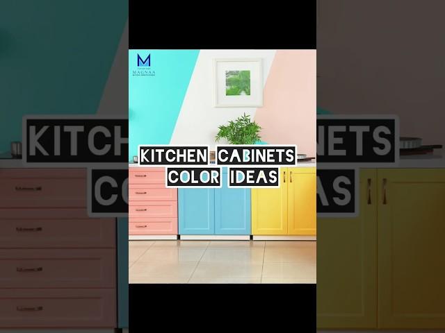 Trendy Kitchen Cabinets Colour Ideas || Magnaa Interiors