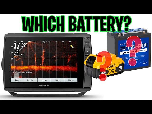 The BEST Battery Size For Fish Finders | Livescope | Garmin | Humminbird | Lowrance