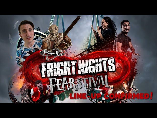 Thorpe Park Fright Nights Fearstival 2020 Line-Up Confirmed!
