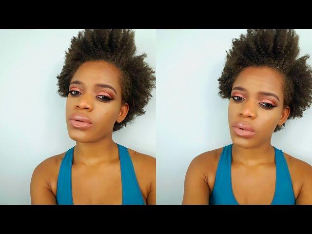 Subtle Fire Glow With Reverse Smokey Eye & Nude Lips / Makeup