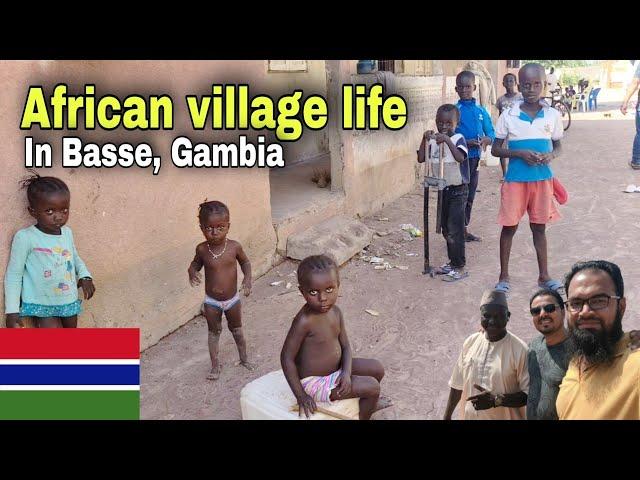 African Village Life in Basse, The Gambia | West Africa | Real Life In Africa | By King Riyan Khan