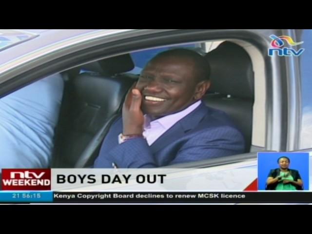 Boys Day Out: William Ruto chauffeured by son without security detail