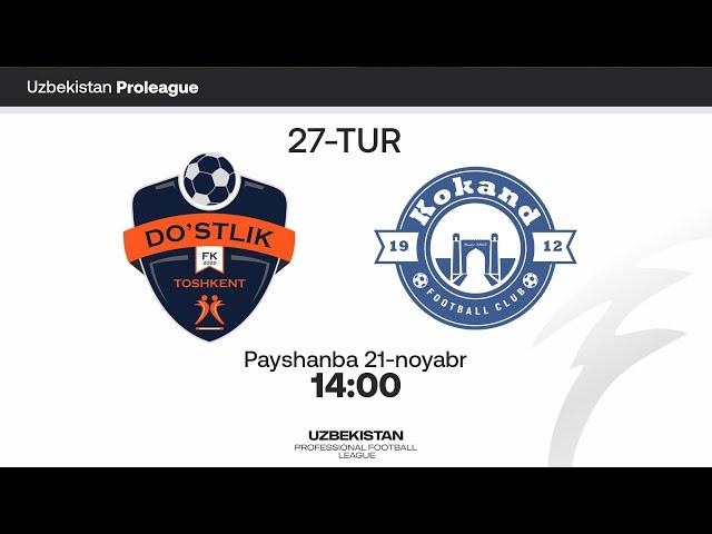 Do'stlik Toshkent - Qo'qon-1912. Proliga 27-tur