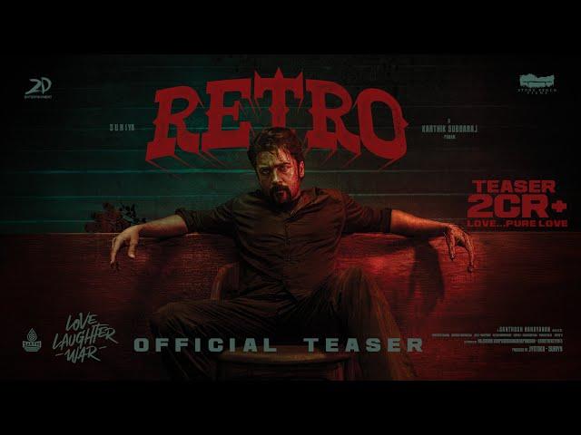 RETRO - Title Teaser | Suriya | Karthik Subbaraj | Pooja Hegde | Santhosh Narayanan