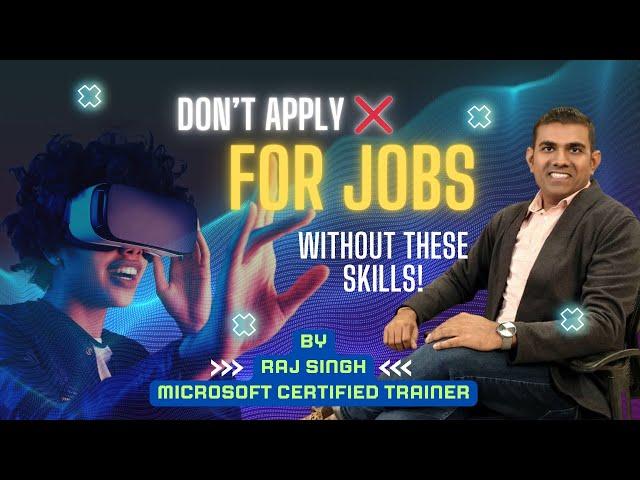 Learn AI & ChatGPT or Miss the Job! Must-Have 2025 Skills | by Raj Singh Microsoft Certified Trainer