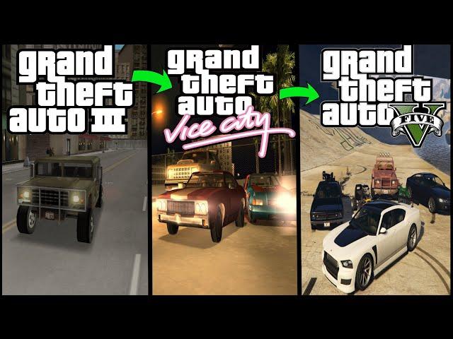 ЭВОЛЮЦИЯ ЛИЧНОГО ТРАНСПОРТА В СЕРИИ GTA (1997→2022)