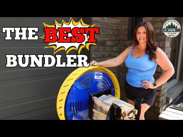 The Best Firewood Bundler! The Dyna FB10 We'll Show You Why!