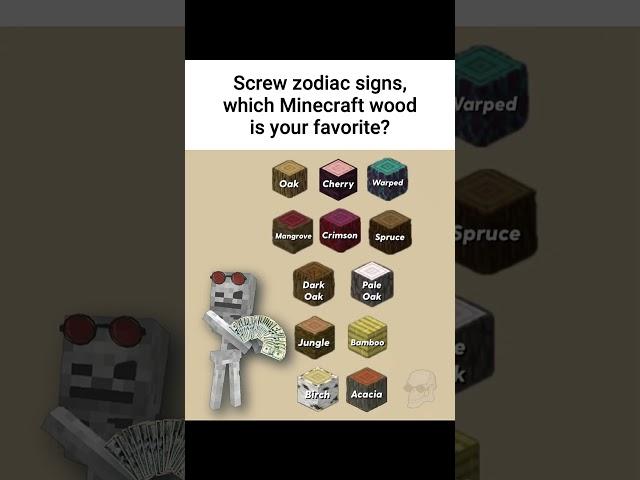 Which Minecraft wood is your favorite?