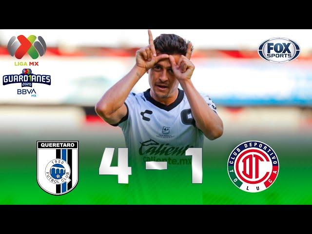 Querétaro - Toluca [4-1] | GOLES | Jornada 8 | Liga MX Guard1anes 2020