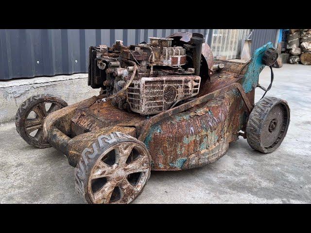 Restoring A Super Old Rusty MAKITA Self-Propelled Lawn Mower For My Brother