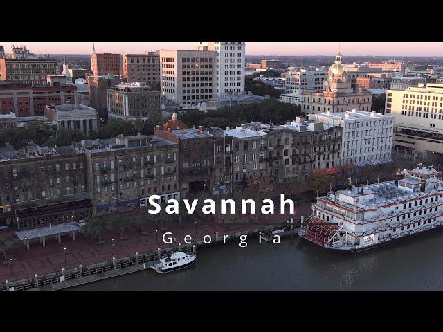 Savannah, Georgia - Drone Video Tour 4K